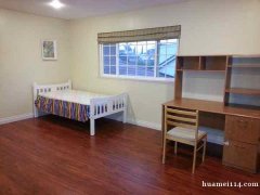 新装修超大房出租(面积370 sqft)，9尺宽落地窗宽敞明