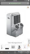 移动空调,只用过一次,14000btu,$350,可议价