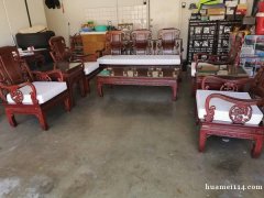 红木家具：living room set 八件套，保养好，$