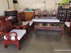 红木家具：living room set 八件套，保养好，$