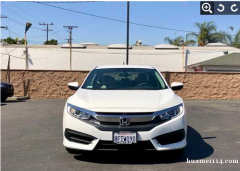 低价出售2016年白色思域Honda Civic