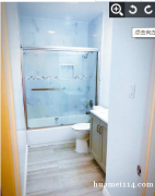全新装修三房两浴独立出入前屋，带双车库. 室内面积1250呎