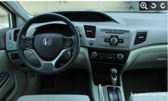 2012年 本田思域 Honda civic , 白色，只开