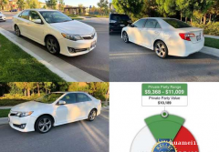 私人卖车 2012 TOYOTA CAMRY SE