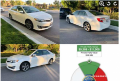 私人卖车 2012 TOYOTA CAMRY SE