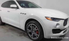 2017 Maserati Levante 红内  头款  