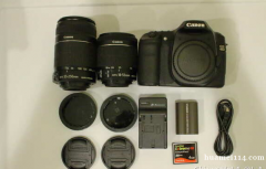 1丶佳能单反相机机身50D，带18-55mm丶75-300m