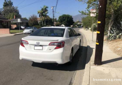 2012 Toyota Camry SE 白色丰田凯美瑞 导