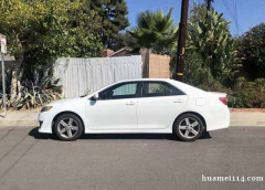 2012 Toyota Camry SE 白色丰田凯美瑞 导