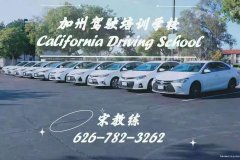 洛杉矶地区专业驾驶培训教练。车新车况优，副驾装有刹车油门，安